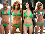 POLL: Who Is Hotter in Her Green Bikini? PEOPLE.com