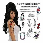 Amy Winehouse with Wig Amy winehouse, Winehouse, Amy