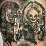 Chucky ♡ Tiffany Movie tattoos, Horror movie tattoos, Chucky