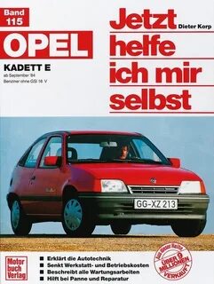 Opel Kadett E (ab Sep. 84) Benziner ohne GSi 16V // Reprint 