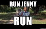 RUN JENNY RUN - Forrest gump running Meme Generator