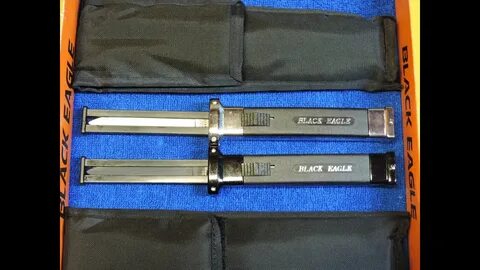 Black Eagle OTF Switchblades - Retro Knives - YouTube