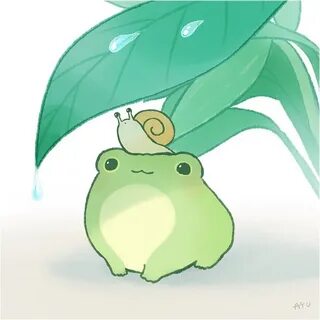 αyu on Twitter Frog art, Cute kawaii drawings, Frog drawing