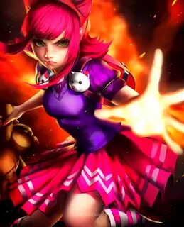 LOL, League Of Legends, Fan Art, Wallpaper, Campeões, Annie,