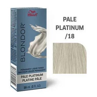 Blondor Permanent Liquid Hair Toner /18 Pale Platinum Blonde