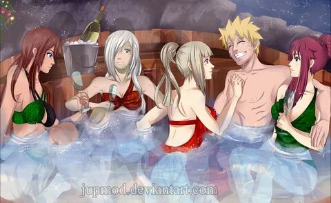 Naruto and Ship Movie Girls: Holiday Hot-Tub Party by JuPMod