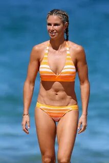 CANDICE WARNER in Bikini on the Beach in Coogee 10/13/2017 -