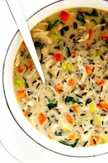 Chicken and Wild Rice Soup Recipe - Gimme Some Oven Recipe W