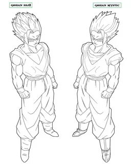 teen gohan coloring pages - Clip Art Library