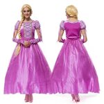 Princess Costumes for Women Rapunzel Halloween Sexy Adult Pa