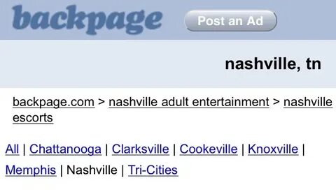 Backpage Knoxville Acompanantes