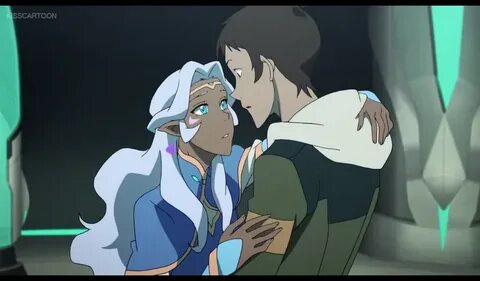 Lance and Princess Allura's first meeting from Voltron Legen