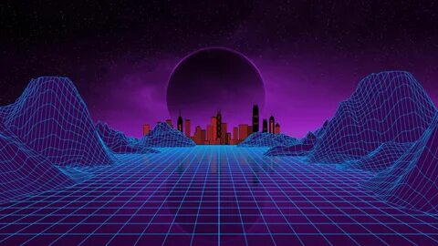 #purple #vaporwave #1980s #night virtual reality #space #art