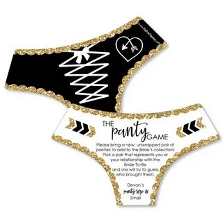 Bride Tribe Bachelorette Party Panty Game Bridal Shower Etsy