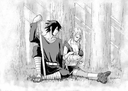 SasuSaku Naruto desenho, Anime família, Anime