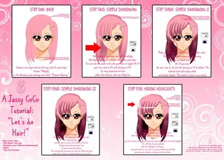 Tutorial Of How I Color Hair On Paint Tool Sai I S A - momit