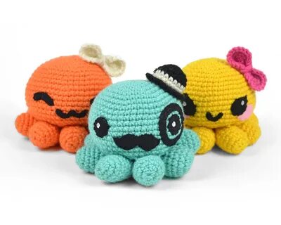 Amigurumi Octopus Crochet Pattern PATTERN ONLY Sewing & Fibe