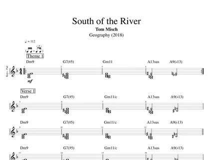 "South of the River" - Tom Misch Bass + Keyboard + Guitar Sh