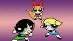 The Powerpuff Girls Blossom Bubbles and Buttercup In Purple 