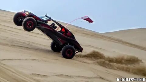 TWIN TURBO Sand Rail playing in the Qatari Desert - YouTube