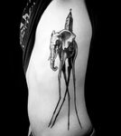salvador dali elephants tattoo - Google Search Trendy tattoo