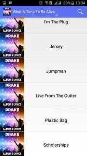Drake & Future Jumpman - Lyric для Андроид - скачать APK