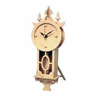 ✔ Wall Clock: Wood Craft Assembly Wooden Construction Clock 