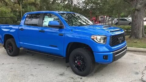 2019 Toyota Tundra TRD Pro VooDoo Blue - YouTube