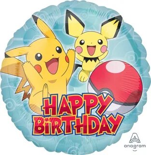 Pokemon Happy Birthday Balloon Vancouver Balloons
