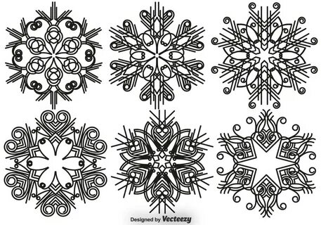 Free Snowflakes Vector 133625 Vector Art At Vecteezy 2D3