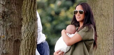 Meghan Markle Kisses Baby Archie's Head At Surprise Polo Mat