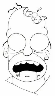 Zombie Outline Drawing at GetDrawings Free download