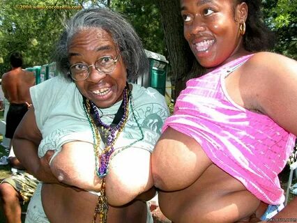 Sexy black grandma.