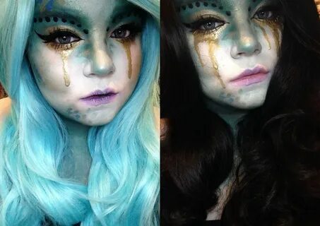 Halloween Makeup: Evil Mermaid (She Might Be Loved) Scary me