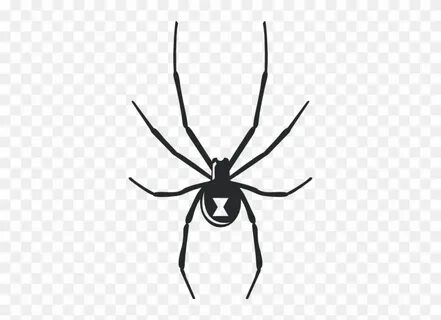 Black Widow Spider Halloween Wall Decal - Black Widow Spider