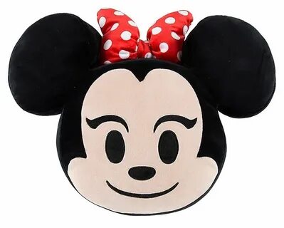 Disney Minnie Mouse Emoji 10'' Smiling Expressions Pillow Pl