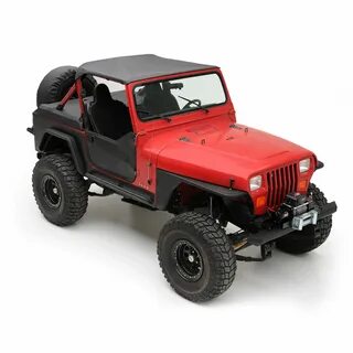 Smittybilt Front XRC Tube Fenders without Flare in Textured 