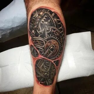 tattoo motive männer, bein tätowieren, 3d tätowierung Tatoua