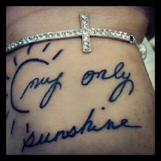 my only sunshine on Tumblr Tattoos for daughters, Sunshine t