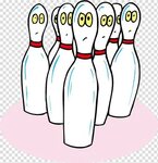 Ten-pin bowling Cartoon Sport, cartoon Bowling transparent b