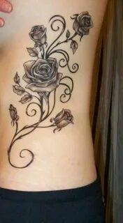 Vine tattoos, Rose vine tattoos, Rose tattoos