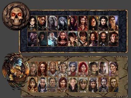 High Quality Portraits at Baldur's Gate 2 Enhanced Edition N