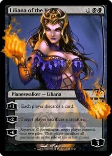 Magic card alteration super sexy Liliana Mtg planeswalkers, 