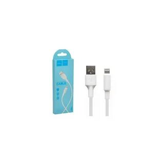 Кабель X25 USB (m)-Lightning (m) 1.0м 2.0A силикон белый HOC