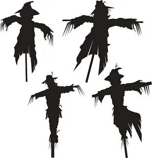 Scarecrows Silhouettes Сток видеоклипы - iStock