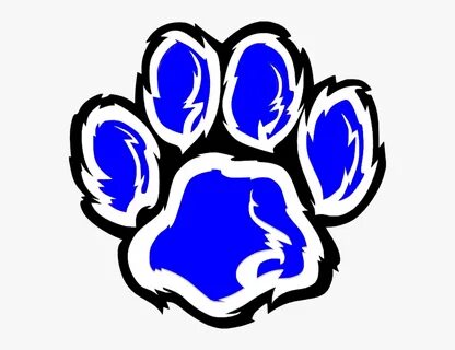 Wildcat Paw 3 Svg Clip Arts - Wildcat Paw Clipart, HD Png Do