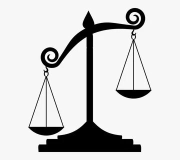 Clip Art Scale Of Justice Png - Scales Of Justice Unbalanced