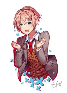 DDLC Sayori by Lovebirdtreat Literature club, Genderbend, Li