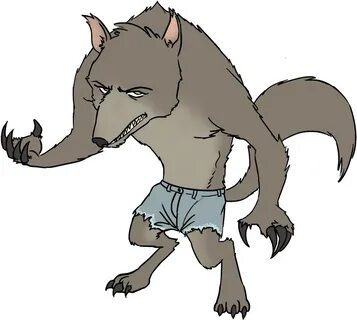 Wolf Clipart Werewolf - Clipart Werewolf - Png Download - Fu