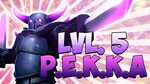 Clash of Clans - *LEVEL 5 PEKKA* Destroying Bases! - YouTube
